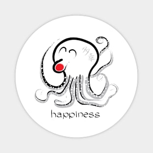 Happy Octopus Magnet